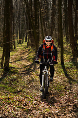 Image showing Rider in action at Freestyle Mountain Bike Session