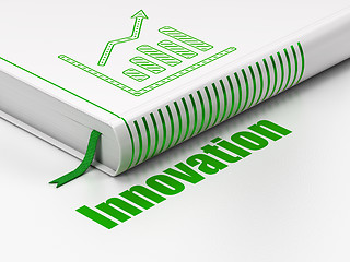 Image showing Finance concept: book Growth Graph, Innovation on white background