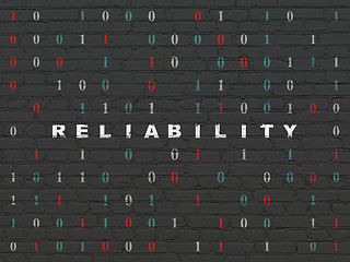 Image showing Finance concept: Reliability on wall background