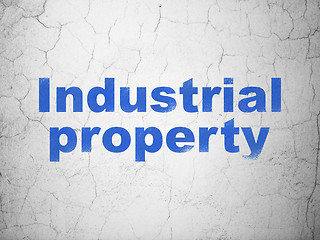 Image showing Law concept: Industrial Property on wall background