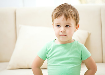 Image showing Portrait of a little boy