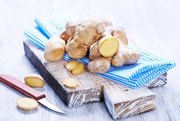 Image showing fresh ginger