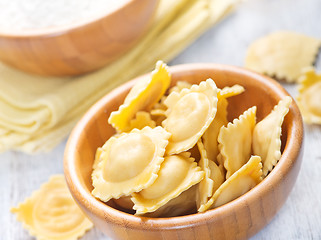 Image showing raw ravioli