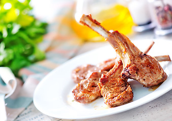 Image showing fried chop meat