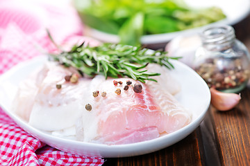 Image showing raw fish