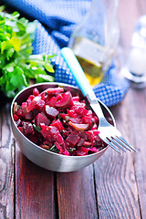 Image showing salad with boiled beet