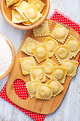 Image showing raw ravioli