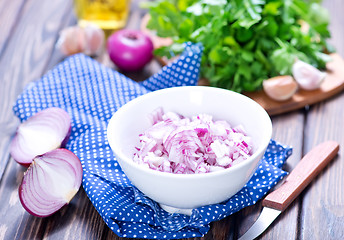 Image showing red onion