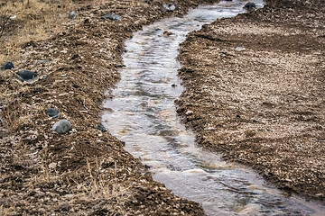 Image showing Small stream in icelandic nature