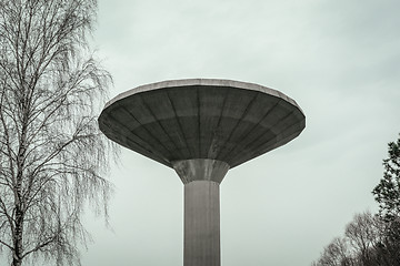 Image showing Water utility in rainy weather