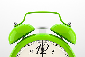 Image showing Alarm clock on white background