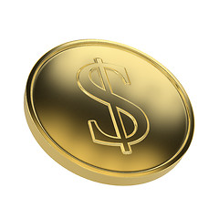 Image showing Golden coin