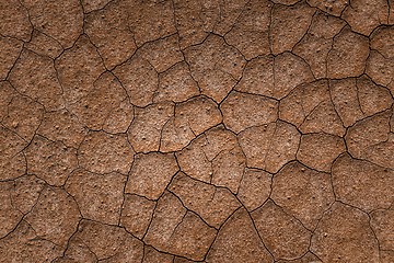 Image showing Dry soil closeup