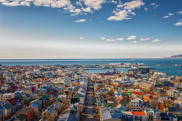 Image showing Reykjavik from above