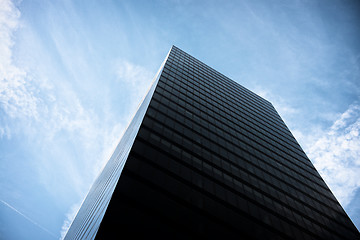 Image showing Skyscrapers against blue sky