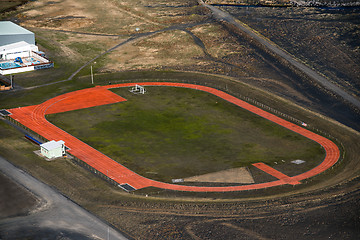 Image showing Running track outdoors