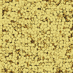 Image showing Golden coins background