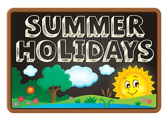 Image showing School holidays theme image 2