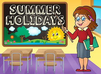 Image showing School holidays theme image 7