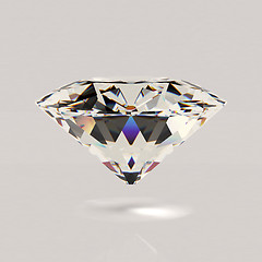 Image showing Shiny white diamond