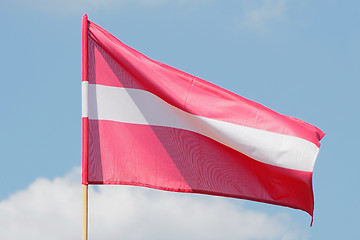 Image showing Flag of Latvia