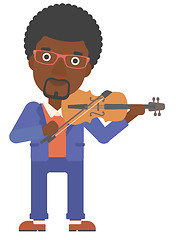 Image showing Man playing violin.