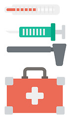 Image showing Various medical equipment.