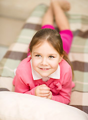 Image showing Portrait of a little girl