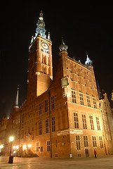 Image showing Gdansk at night