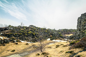 Image showing Iceland nature in an amazing scenery