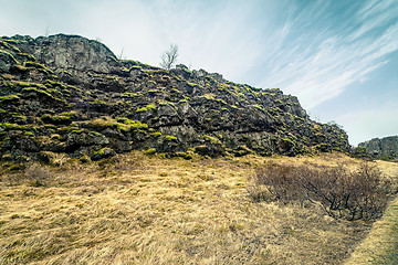 Image showing Thingvellir national park in cloudy weather