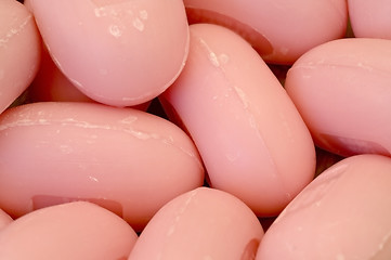 Image showing pink soap