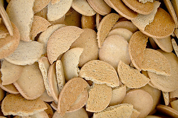 Image showing Broken biscuits