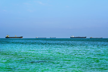 Image showing Ships on Horizon