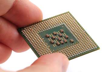 Image showing computer chip isolated