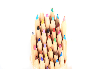 Image showing color pencils details