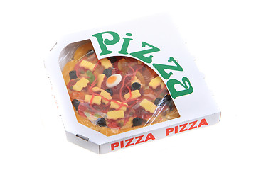 Image showing color jelly candies as pizza 