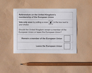 Image showing Brexit referendum in UK