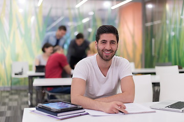 Image showing male student in classroom