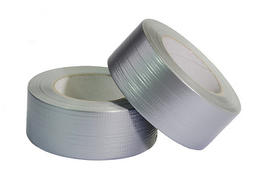 Image showing Silver insulating tapes