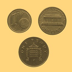 Image showing Coin isolated - vintage