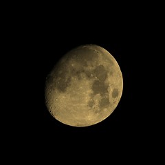 Image showing Moon sepia