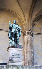 Image showing Statue of Graf V Tilly in Munich