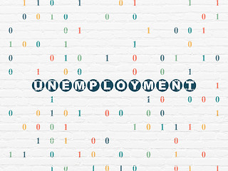 Image showing Finance concept: Unemployment on wall background