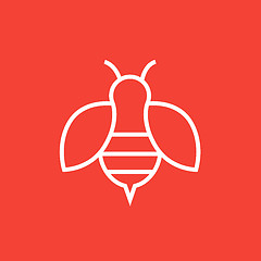 Image showing Bee line icon.