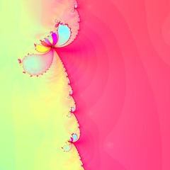 Image showing Fractal background graphic