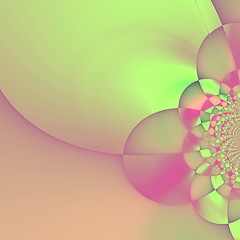 Image showing Fractal background graphic