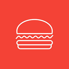 Image showing Hamburger line icon.