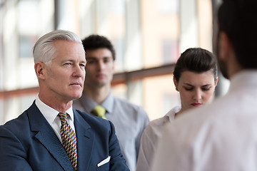 Image showing portrait of handsome senior business man