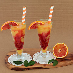 Image showing Blood Orange Fruit Juice Drink